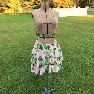 🦩 Fun Flirty Floridian Flamingo Skirt 🦩 L/XL